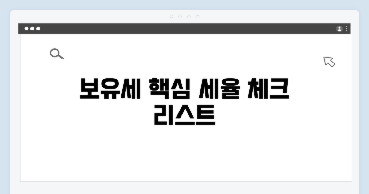 보유세 세율, 무엇부터 확인해야 할까?