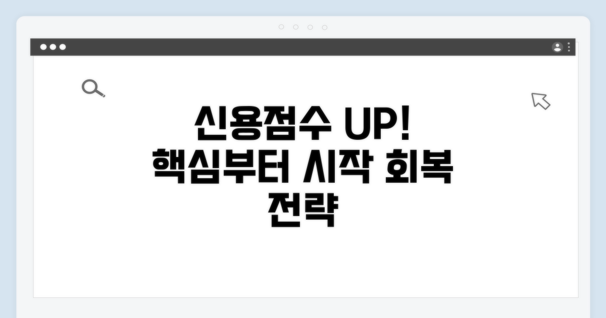 신용점수 회복, 무엇을 먼저 해야 할까?