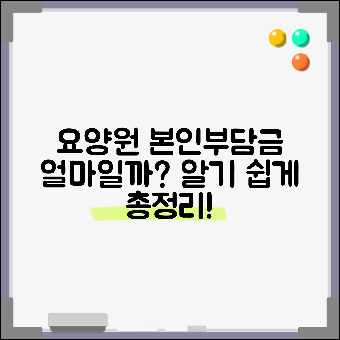 요양원 본인부담금 기준 | 노인요양원 입소 시 본인부담 비용