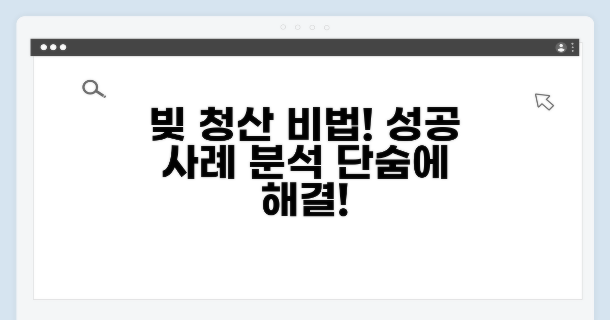 채무조정 성공 사례 분석