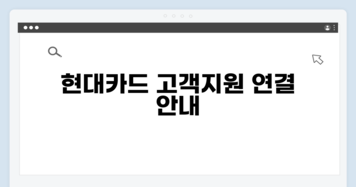 현대카드 고객지원 연결 안내