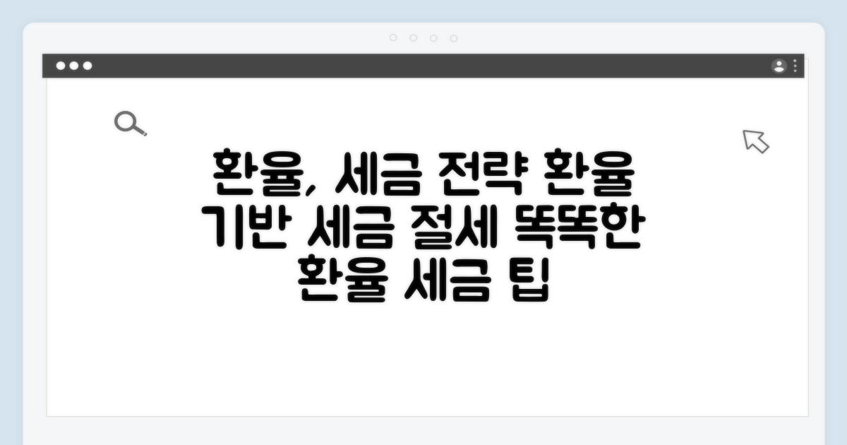환율 고려 세금 계산 전략