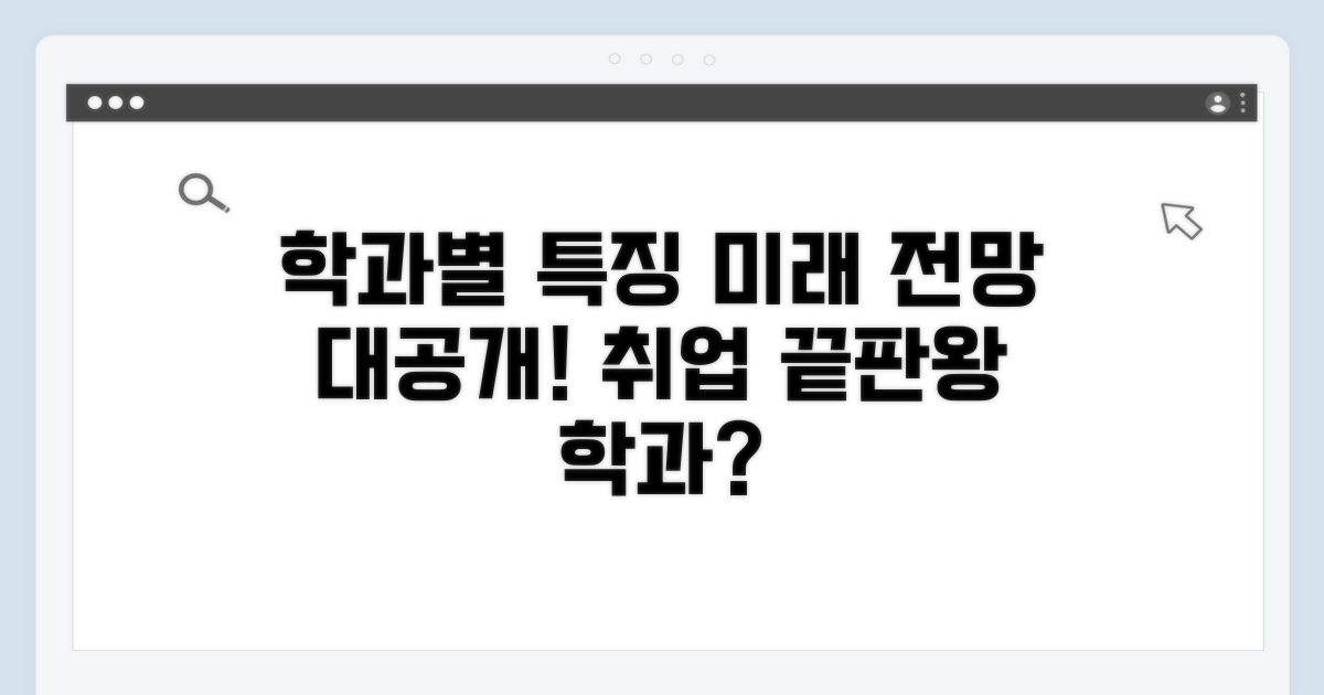 학과별 특징과 미래 전망