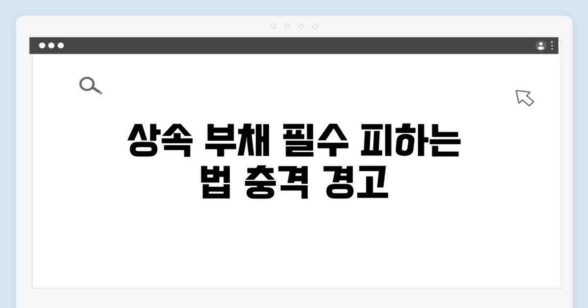 상속 부채, 꼭 피하는 법