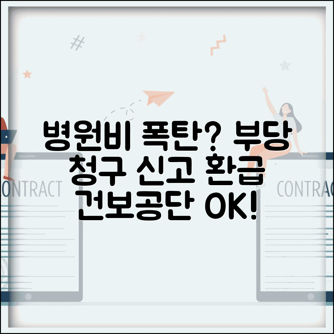 병원비 과다 청구 신고 | 의료비 부당 청구 건강보험공단 신고와 환급 절차