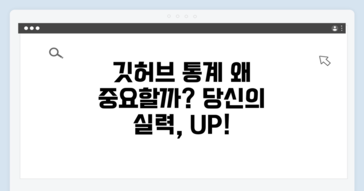 깃허브 통계, 왜 중요할까?