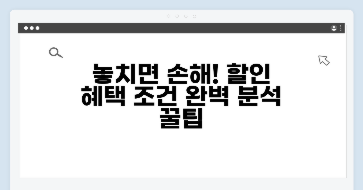 할인 구매 혜택 조건 완벽 분석
