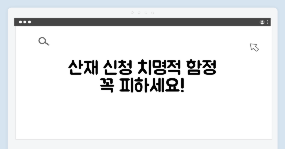 주의해야 할 산재 신청의 함정