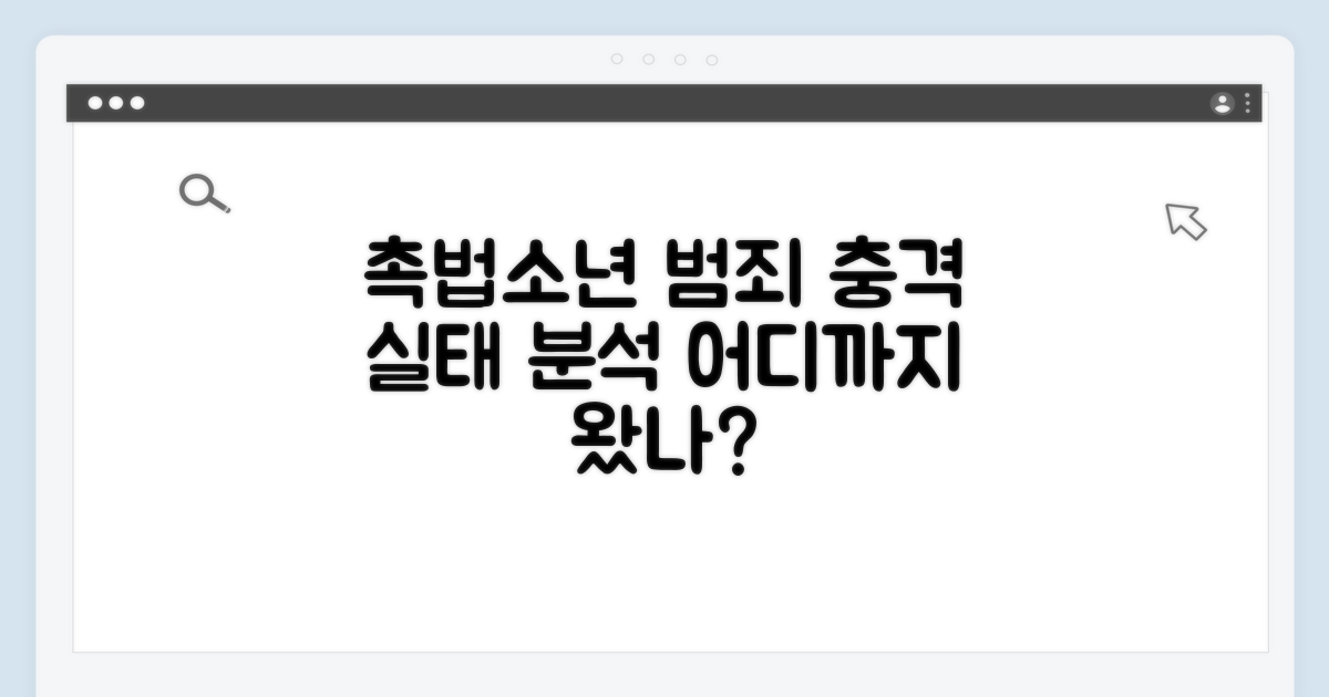 촉법소년 범죄 실태 분석