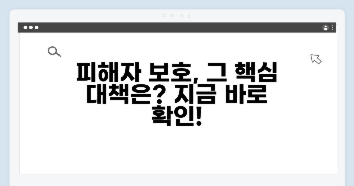 피해자 보호 대책은 무엇일까?