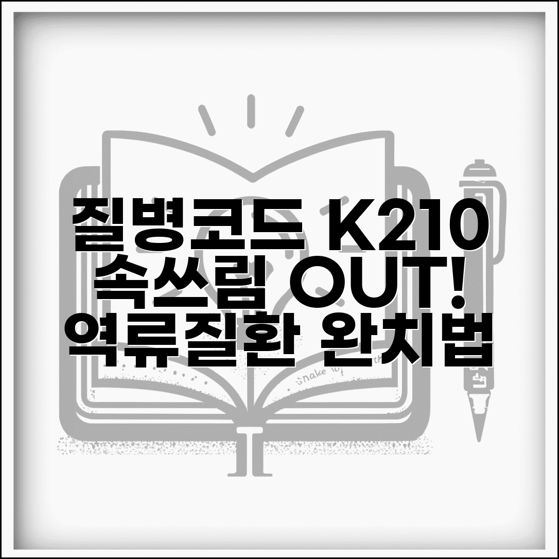 질병코드 K210 위식도 역류질환 해결법 | 속쓰림 완화와 재발 방지 방법