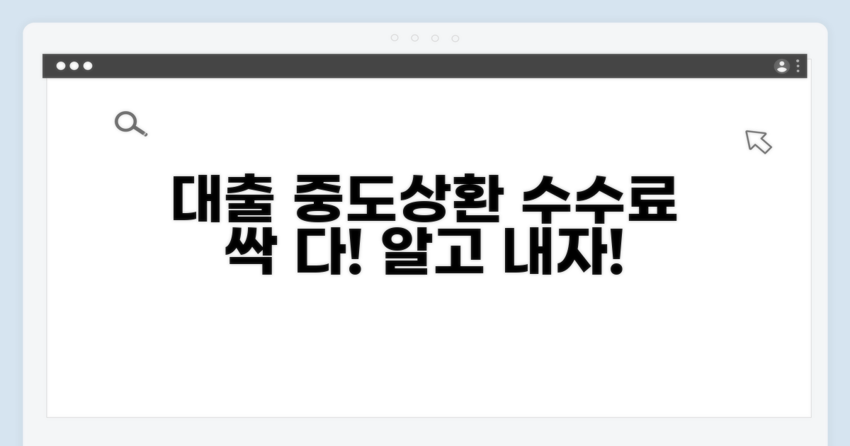 대출 중도상환 수수료란?