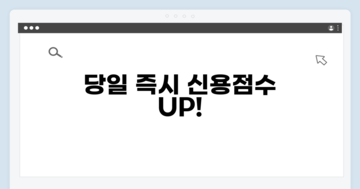 당일 완납 신용정보 등록 여부