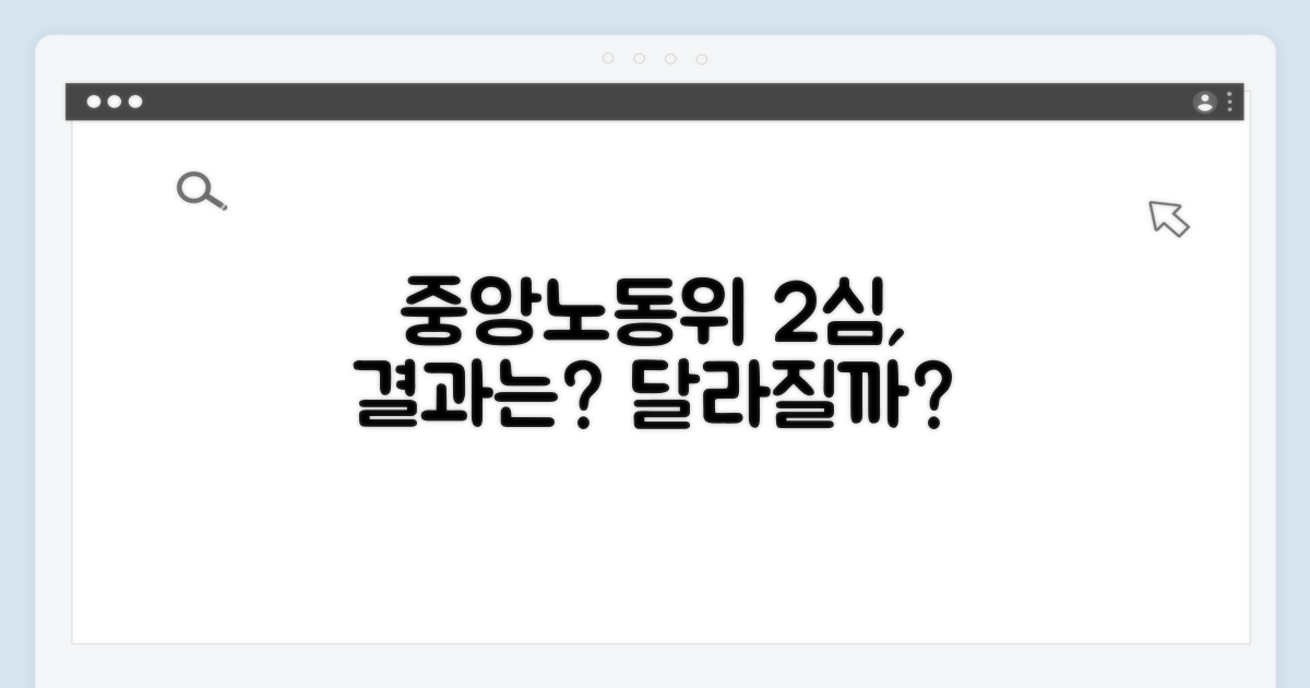 중앙노동위, 2심 판단 어떻게 달라질까