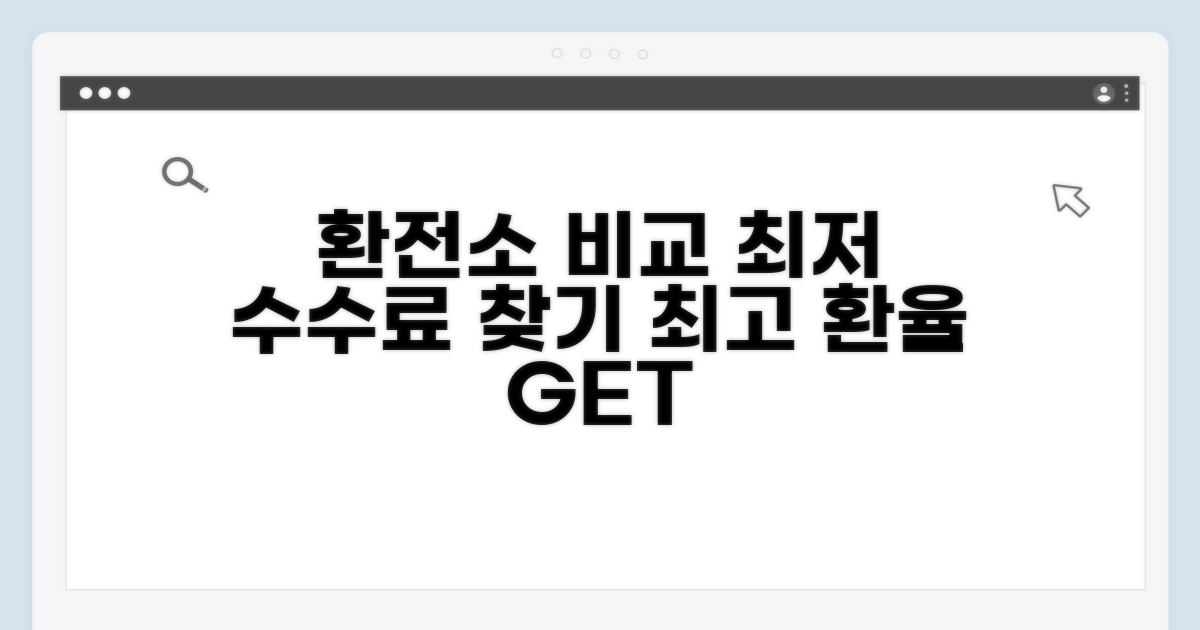 가장 유리한 환전소 비교 분석