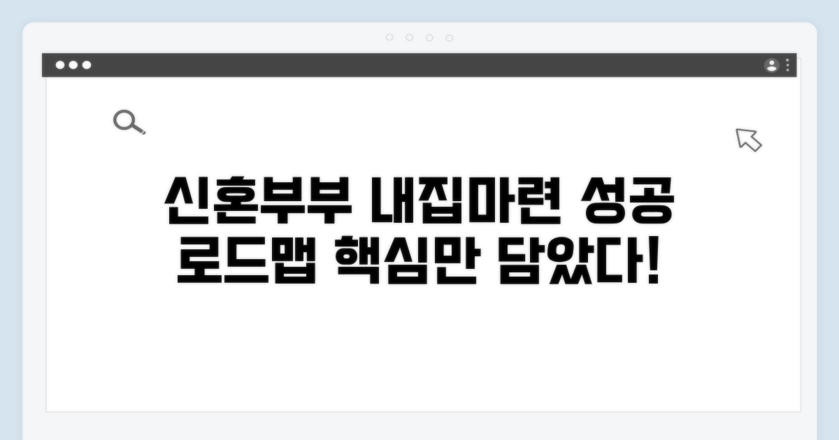 신혼부부 내집마련 로드맵 핵심