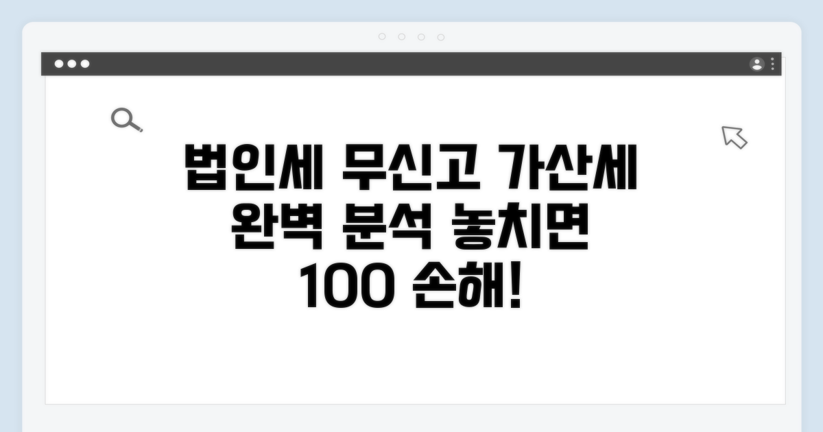 법인세 무신고 가산세 총정리