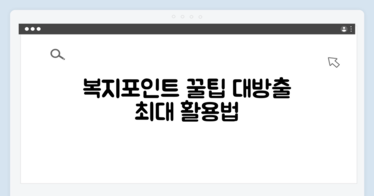 현명한 복지포인트 활용 꿀팁