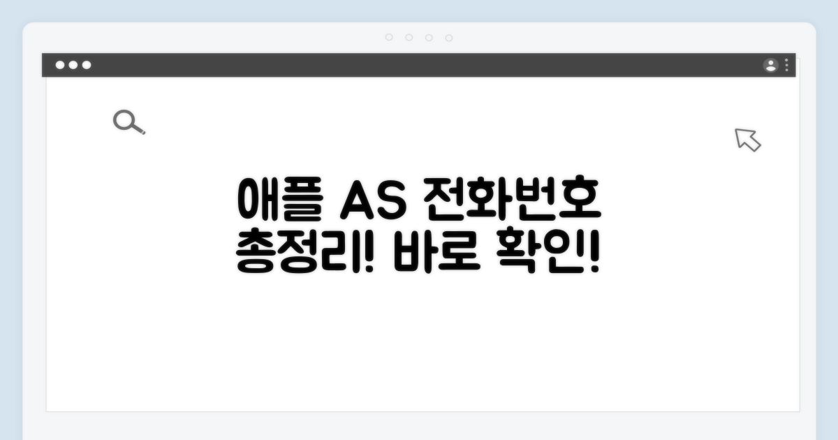 애플 AS 전화번호 총정리
