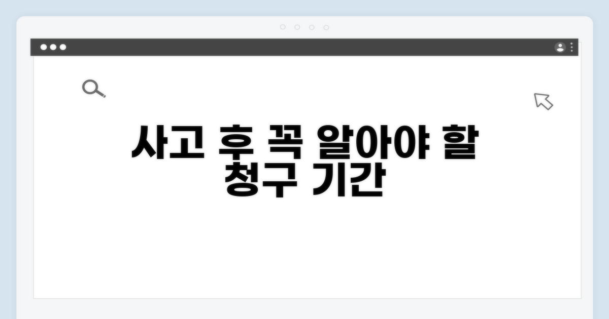 사고 후 꼭 알아야 할 청구 기간