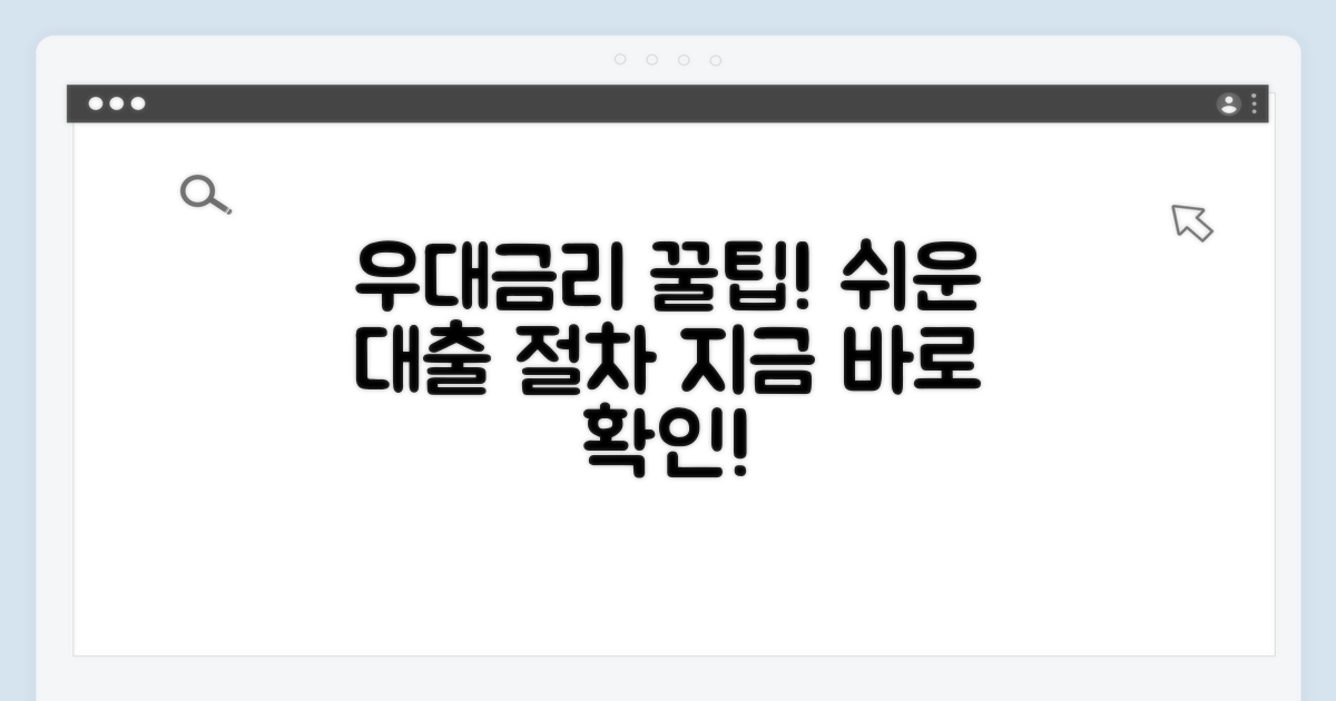 우대 금리 정보와 대출 절차