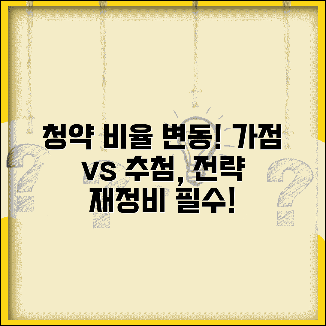 가점제 추첨제 비율 최신 변화 | 정부 정책 변경에 따른 청약 전략 수정 필요성