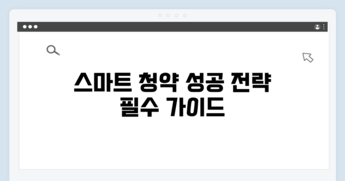 스마트한 청약, 성공 전략 가이드