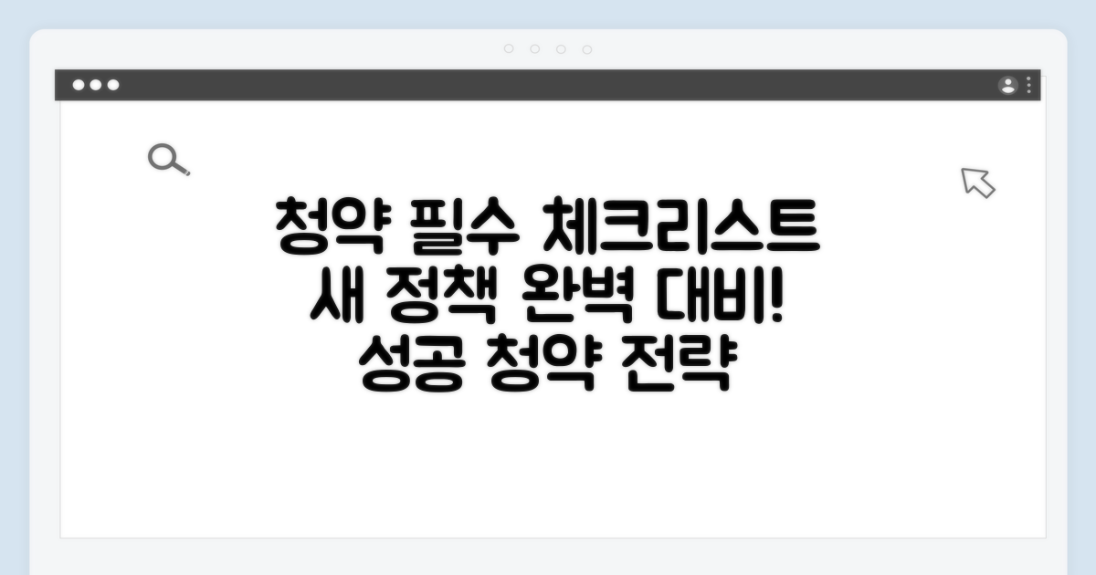 새로운 정책, 청약 준비 필수 체크리스트