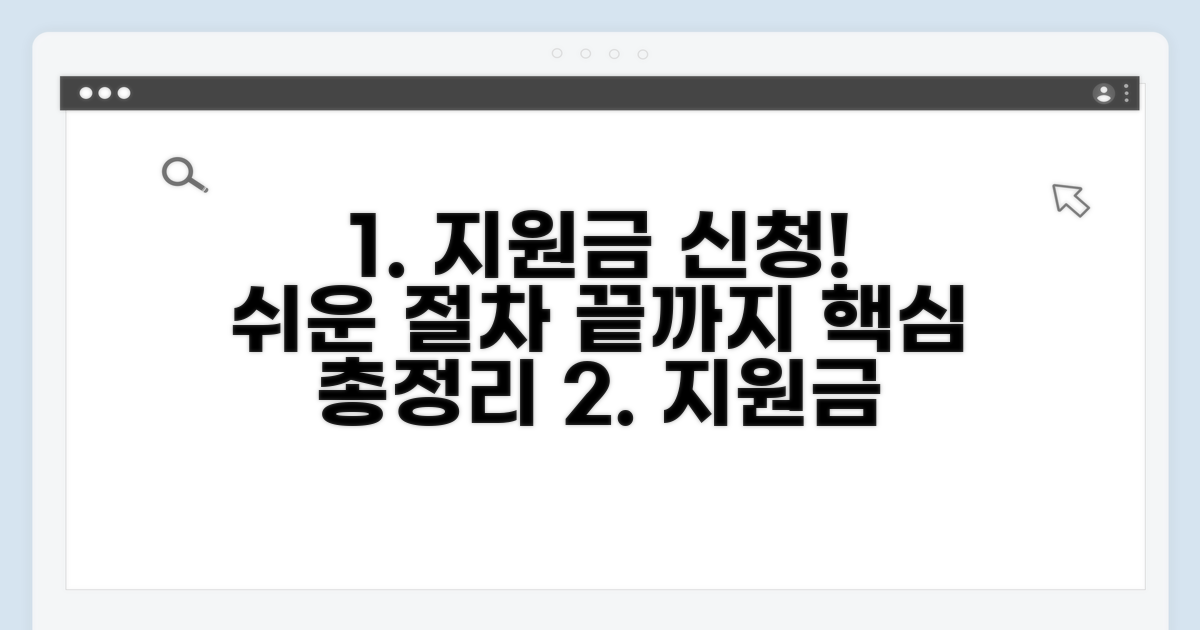 지원금 신청 방법 및 절차 완벽 정리