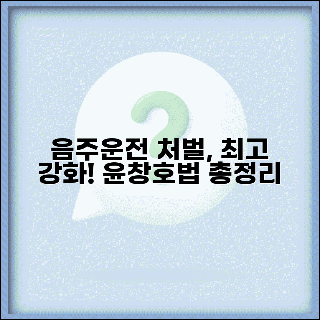 음주운전 처벌 강화된 기준 총정리 | 윤창호법 시행 후 달라진 처벌 수위와 대응 방법