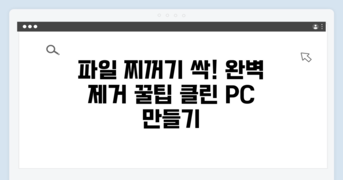 잔여 파일 완벽 제거 방법