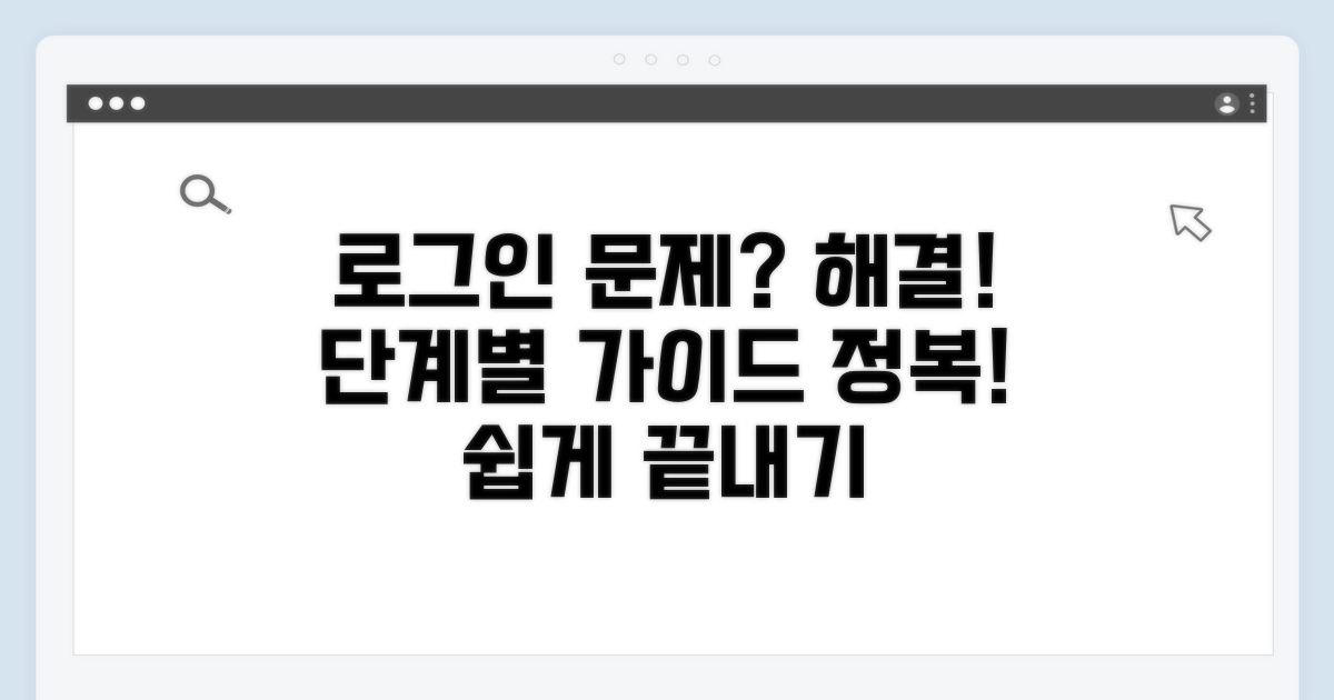 단계별 로그인 재시도 가이드