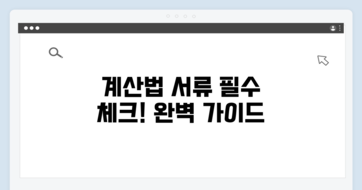 계산 방법과 필요 서류 완벽 안내