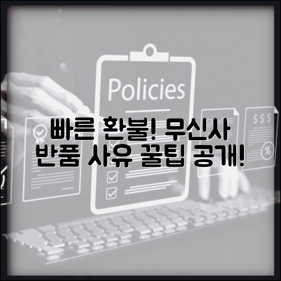 무신사 환불사유 입력 방법 | 의류 반품 시 처리 빠른 사유