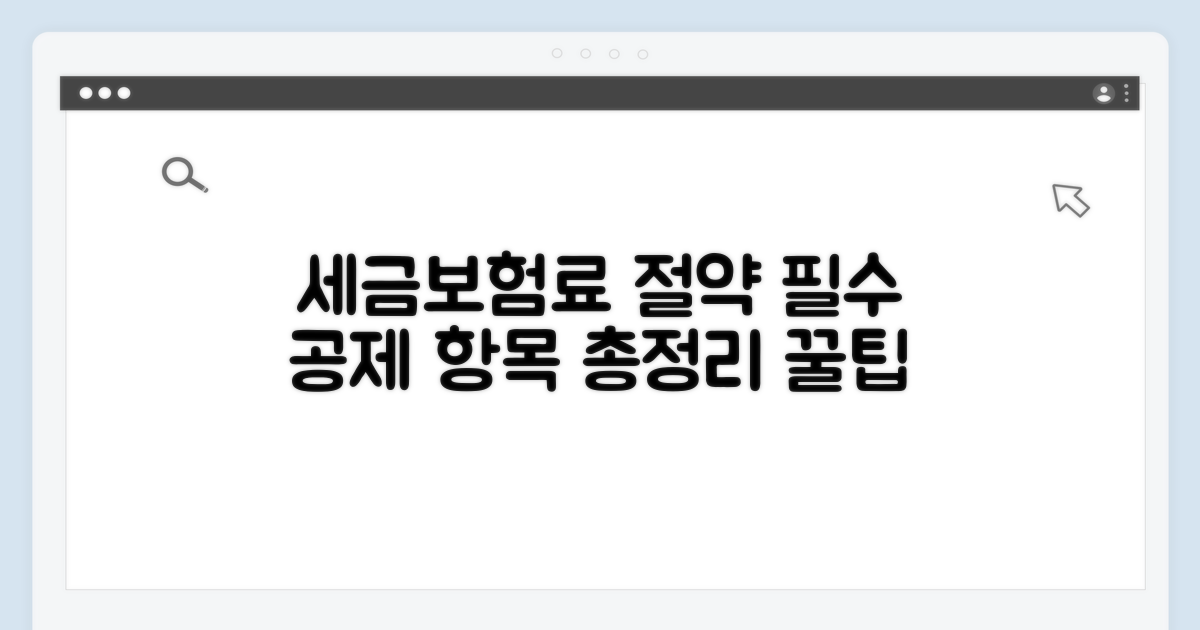 세금, 보험료 공제 항목 완벽 분석