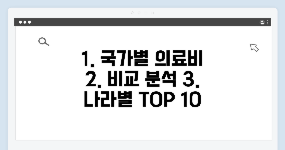 국가별 예상 의료비 비교 분석