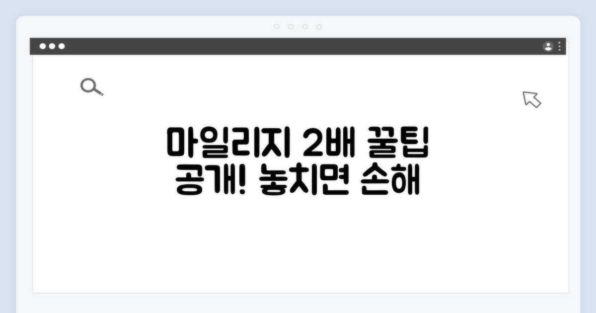 마일리지, 이렇게 쓰면 2배 이득