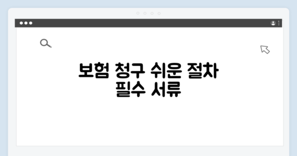 보험 청구 절차와 필요 서류