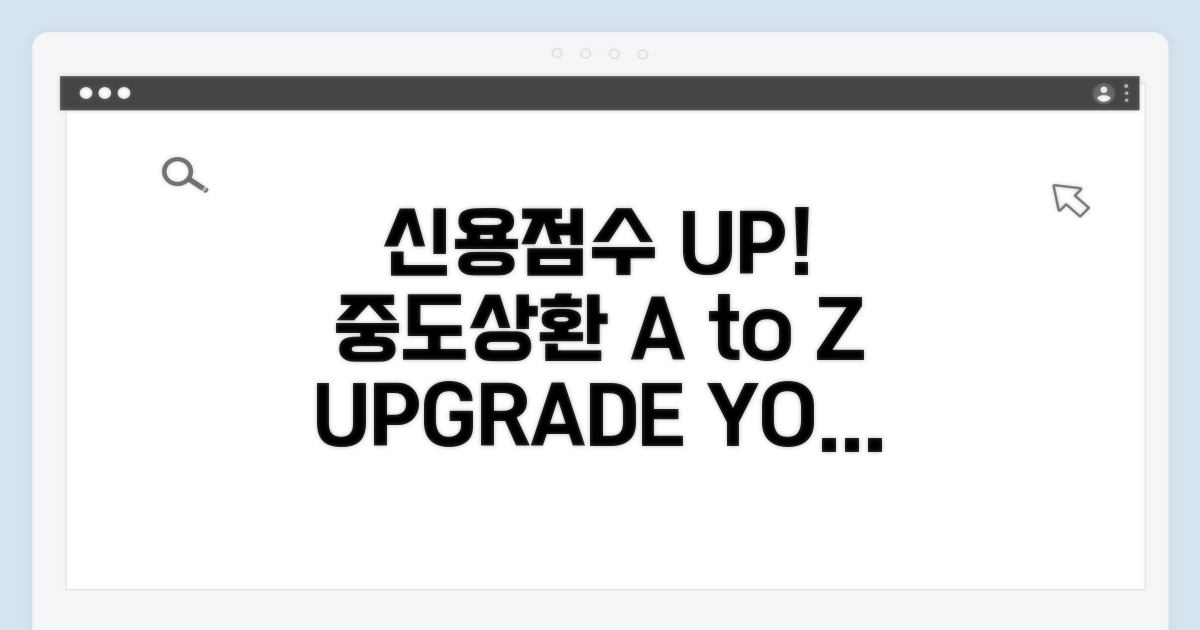 신용점수 UP! 중도상환 전략 A to Z