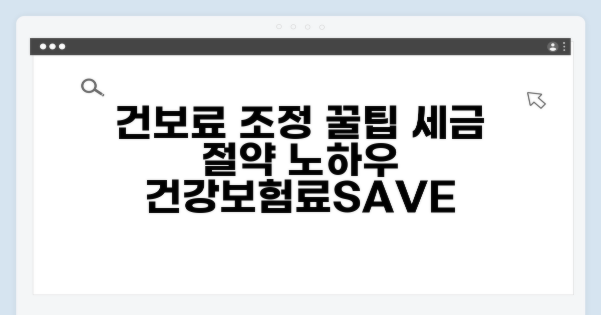 알아두면 좋은 건보료 조정 꿀팁