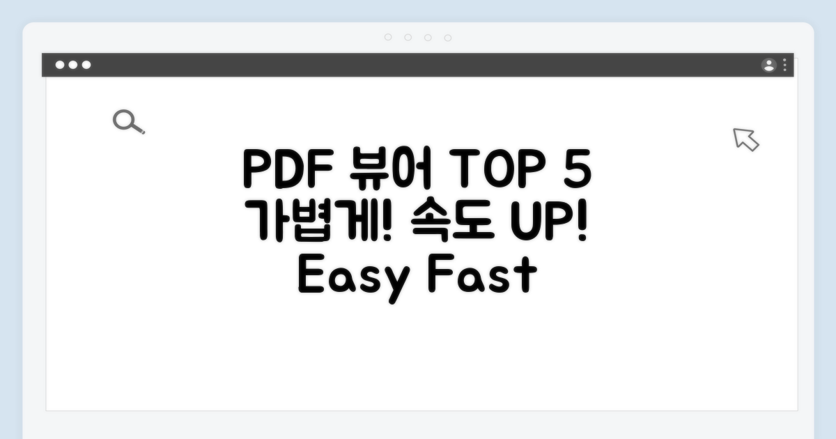 가벼운 PDF 뷰어 추천 TOP 5