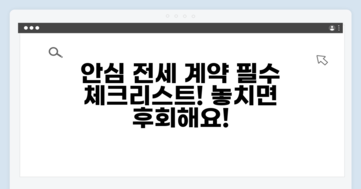 안심 전세 계약 위한 필수 팁