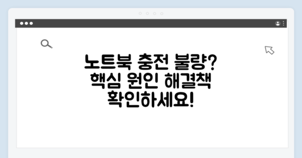 노트북 충전 문제 원인 파악하기