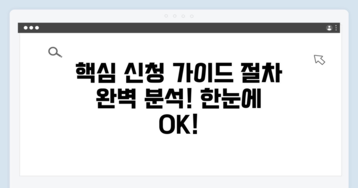 신청 방법과 절차 한눈에 확인