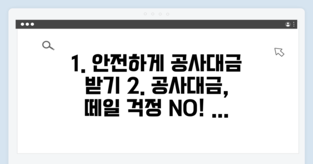 공사대금 안전 지급받는 법