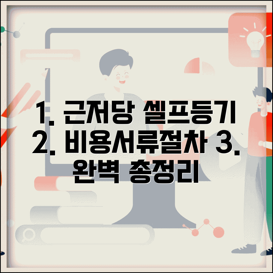 근저당권설정등기 셀프신청 방법 | 비용, 서류, 절차 총정리