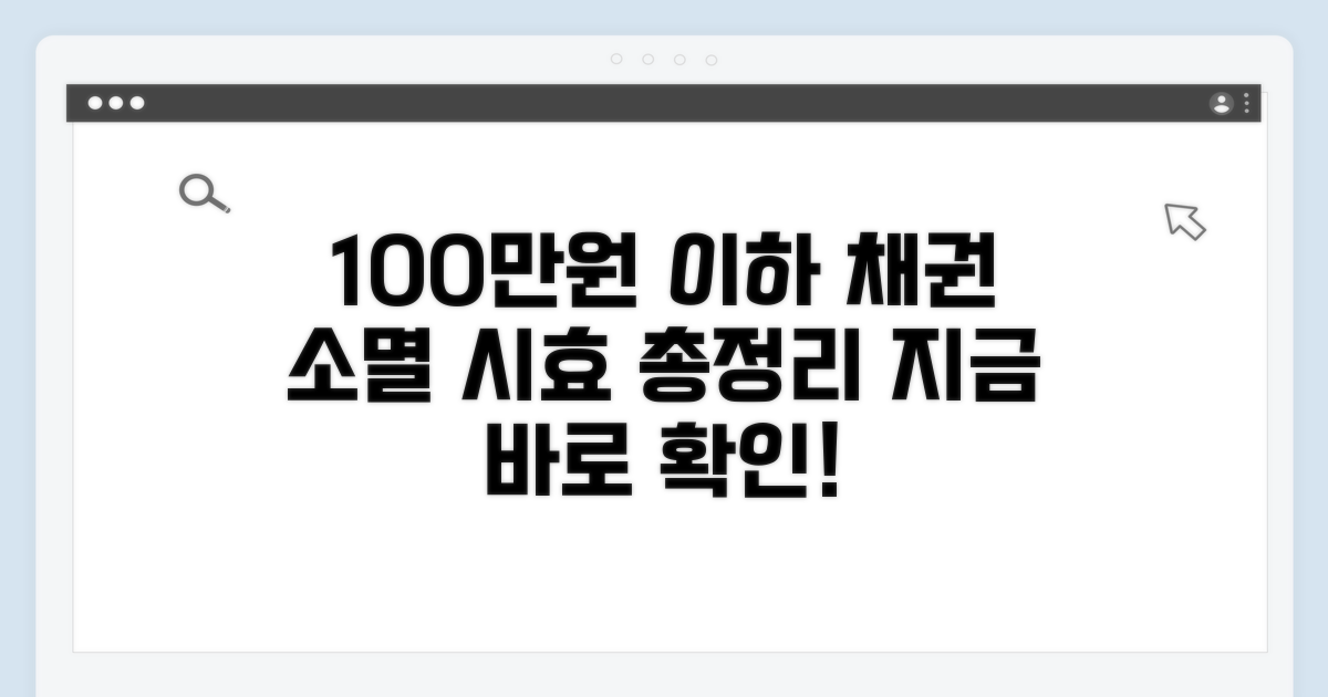 100만원 이하 채권 시효 총정리