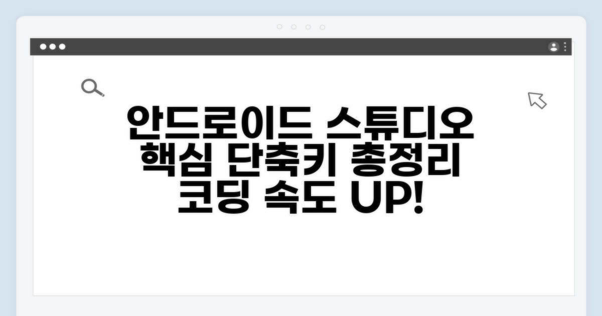 안드로이드 스튜디오 단축키 핵심 총정리