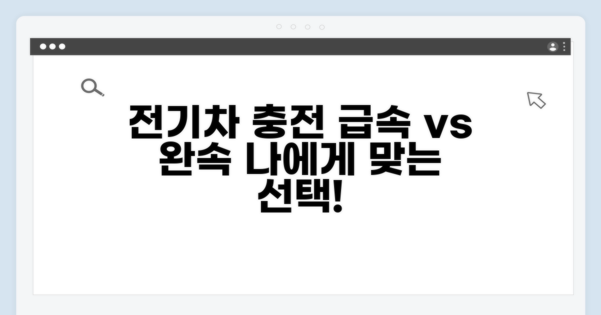 급속 vs 완속, 어떤 충전이 나에게 맞을까?