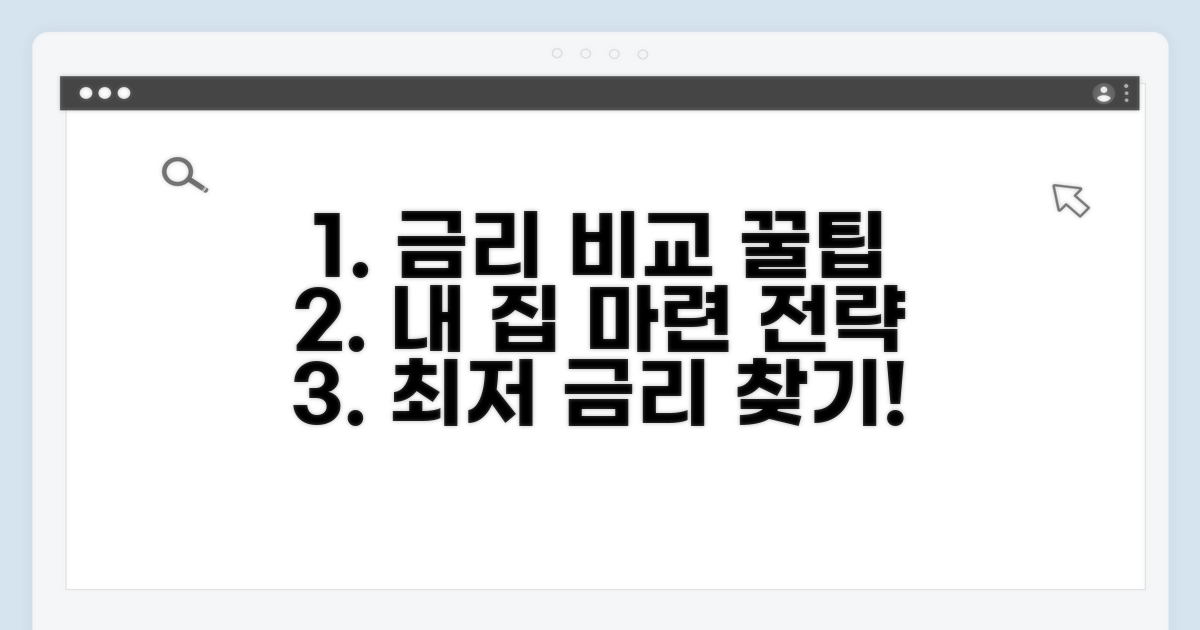 금리 비교 및 상환 전략 꿀팁
